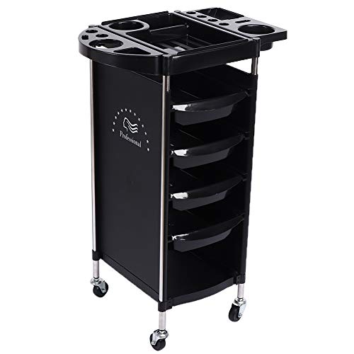 Carrito de Peluquería, Carrito de Almacenamiento, Peluquería Duradera, Hogar, Spa, Tienda para Salón de Belleza Cover