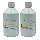 500ml Aroma Massageöl - Zitrone-Eukalyptus für Massage, Physiotherapie, Wellness uvm., Artzneimittel Qualität (0,5L, Zitrone-Eukalyptus)