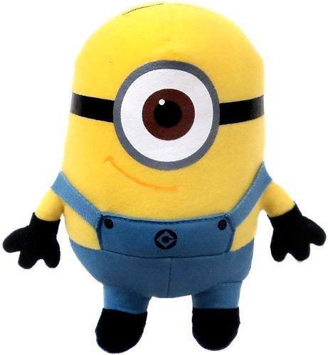Despicable Me 2 TOY FACTORY Basic 7 Inch Plush Minion STUART [One Eye]