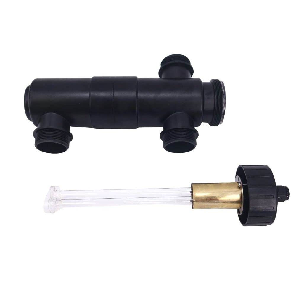 AquaOne UVC Klärer CUV 111 I Wasserklärer mit 11 Watt UV Lampe I UVC-Teichklärer I klares Wasser im Teich I Algenvernichter für Gartenteich Pool Aquarium