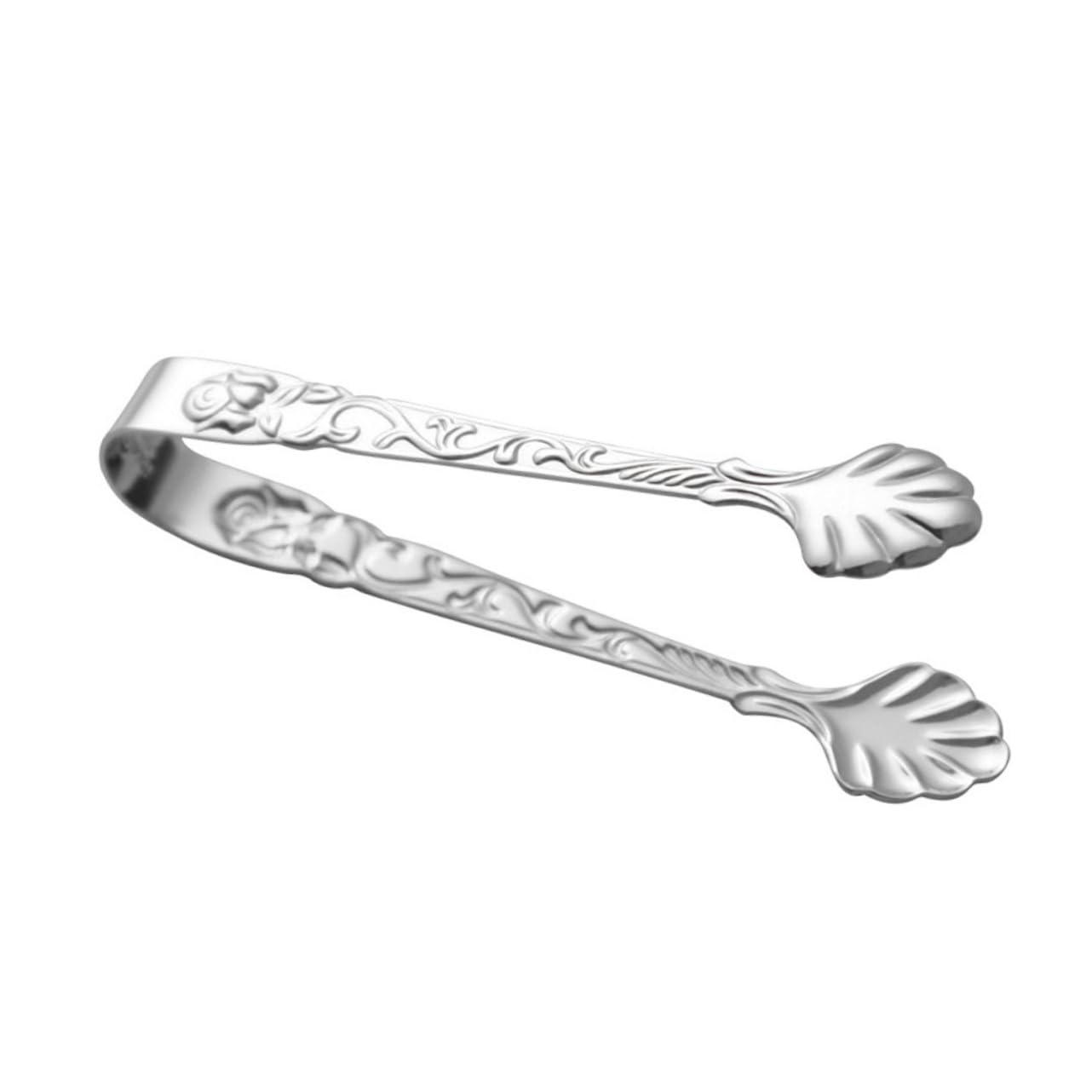 MAGICLULU Pinzas para Cubitos de Hielo de Acero Inoxidable Diseño de Relieve Rosa