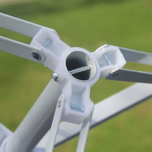 Support de parapluie publicitaire portable stable blanc de 2,5cm - 8