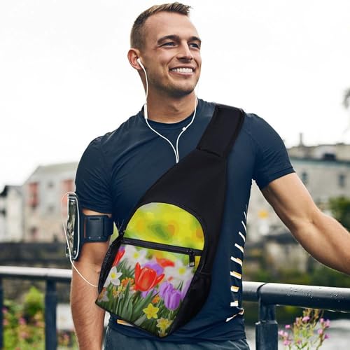 Bolso Sling Casual para Senderismo y Viaje Unisex miniatura 3