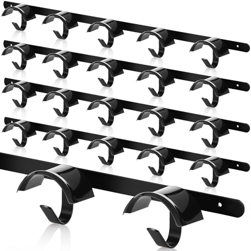 Zonon 4 Pcs Horse Tack Bridle Hooks Metal Horse Bridle