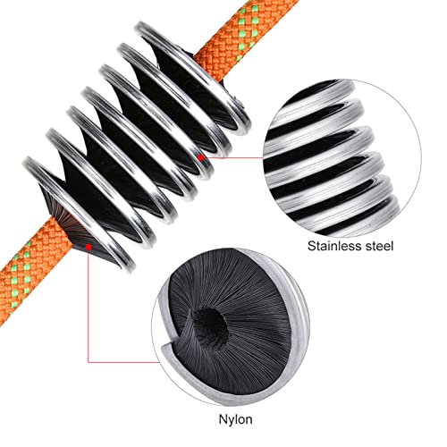 Foto von Leapiture Seilreinigungsbürste für den Außenbereich, Kletterseilbürste, Reinigungswaschbürste, Kletterwerkzeugausrüstung für Seile mit 8–13 mm Durchmesser