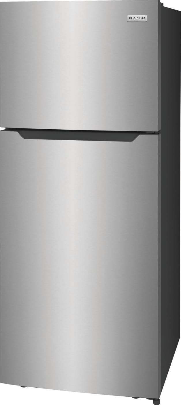 Frigidaire FFHT1822UV 18 cu. ft. Refrigerator with Spacious Interior Storage, Humidity Controlled Crispers to keep produce fresh for longer, Bright LED Lighting, Energy Star Certified, in Silver