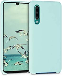 kwmobile TPU Silicone Case Compatible with Huawei P30 - Case Slim Phone Cover with Soft Finish - Mint Matte