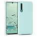 Produktbild kwmobile Hülle kompatibel mit Huawei P30 Hülle - Silikon Handy Case - Handyhülle weiche Oberfläche - kabelloses Laden - Mintgrün matt