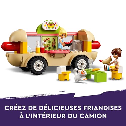 42633 Le food truck de hot dogs LEGO® Friends - vue 6