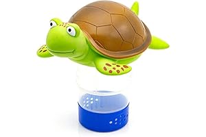 WWD POOL Chlorine Floater 3 Tablets Turtle Shape Chemical Dispenser
