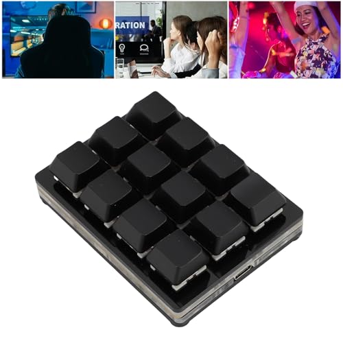 Teclado Mecánico Gamer 12 Teclas TBEOEN Mini USB miniatura 6
