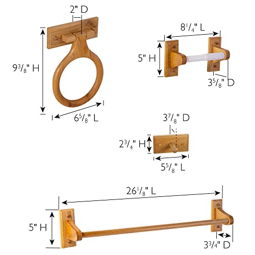 Comparativas de Accesorios para baño de madera los 7 más buscados. 18 Imagen adicional