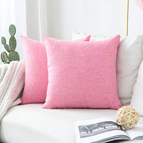 Home Brilliant Decoration Linen Euro Shams Throw Pillows Large Cushion Covers for Bench