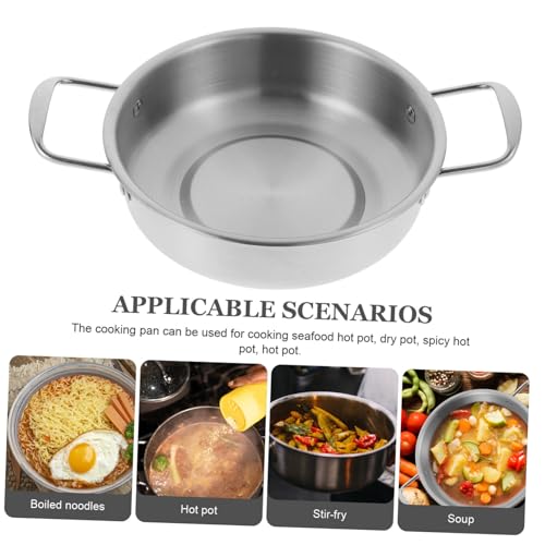 Wok de acero inoxidable para cocina y salteados miniatura 6