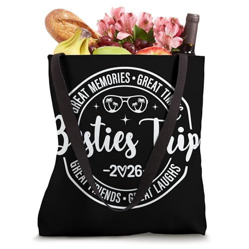 Besties Trip 2026 Great Memories Girl Trip Vacation Tote miniatura 4