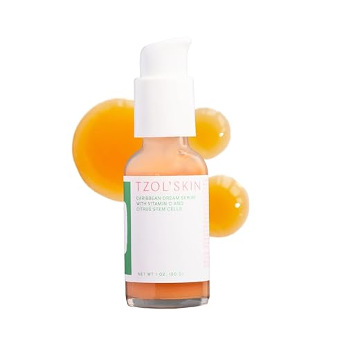 TZOL'SKIN - Caribbean Dream Serum - Suero CC - Vitamina C y ácido hialurónico - Células madre cítricas - Hidratantes - Para manchas oscuras -