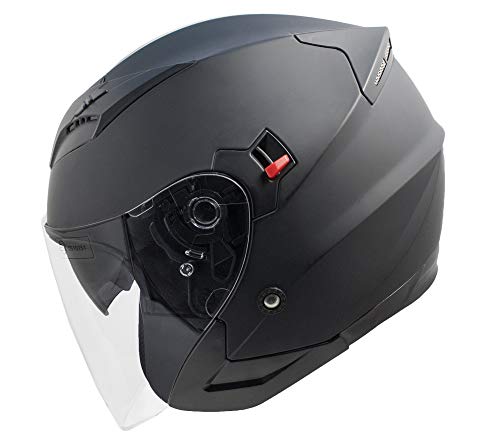 Casco jet SKA-P 1PH BOLT Nero gommato, XS