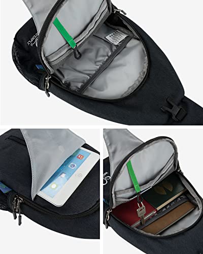 image for WATERFLY Small Hiking Sling Backpack: Crossbody Sling Bag Chest Bag Da