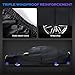 Car Cover Custom Fit for Toyota Corolla 2000-2025,Honda Civic 1991-2025,6 Layers Truck Cover Waterproof All Weather for Automobiles,Outdoor Full Exterior Cover,Rain, Sun, Wind Protection,Black