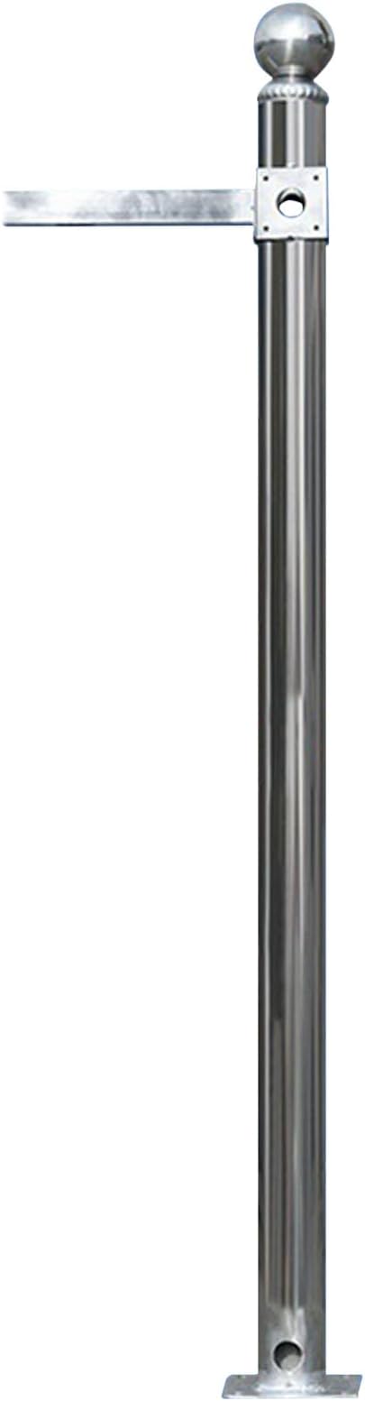 Universal Vertical Pole Mount Bracket for Security Cameras - Weatherproof Stainless Steel Outdoor Surveillance Camera Holder Post Rack for Monitors