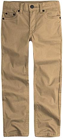 Levi's Boys' Big 511 Slim Fit Soft Brushed Pants, Harvest Gold, 16