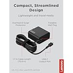 Lenovo USB-C 65W Wall Charger - PD 3.0 - Power Adapter for Laptop, Tablet, Notebook, USB-C Compatible Devices - Slim, Light and Portable with 6.5 Foot Cable - Black - Image 5