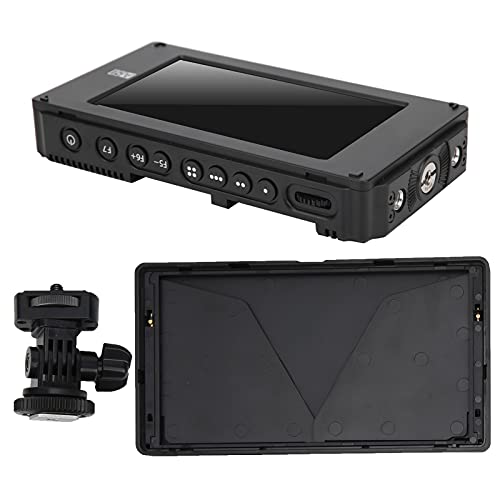 5 Inch Camera Field Monitor,Touch Screen DSLR Camera Field Monitor 1920x1080 4K HD Input Output Monitor Film Video Making Rig