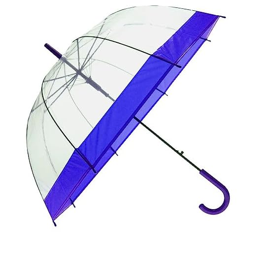 Guarda Chuva Vaki Transparente Bauarte - Azul escuro