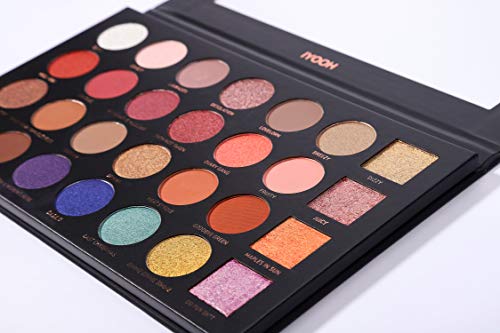 IYOOH Ultra Diamond Glitter Eyeshadow Palette, 28 Colors Professional Pressed Powder Makeup set, 4 Pearly Glitter + 9 Smooth Matte + 15 Cream Shimmer