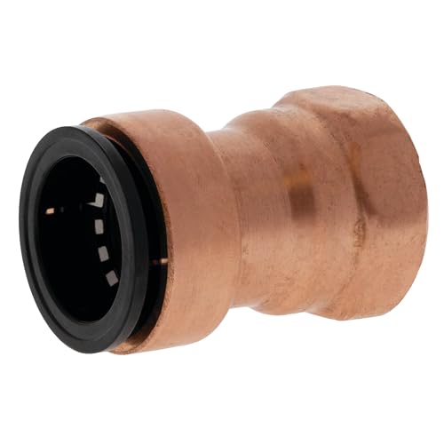 Image of NIBCO Fig No P603, 3 /4 in. Wrot Racer Push-to-Connect Copper Female Adapter