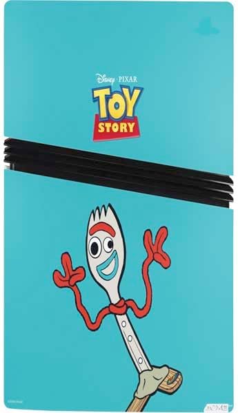 Skinit Decal Gaming Skin Compatible with PS5 Pro Bundle - Officially Licensed Disney Toy Story Forky Design
