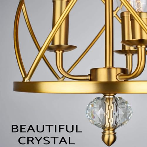 Lustre industriel rétro en cristal pour sublimer vos repas - 3