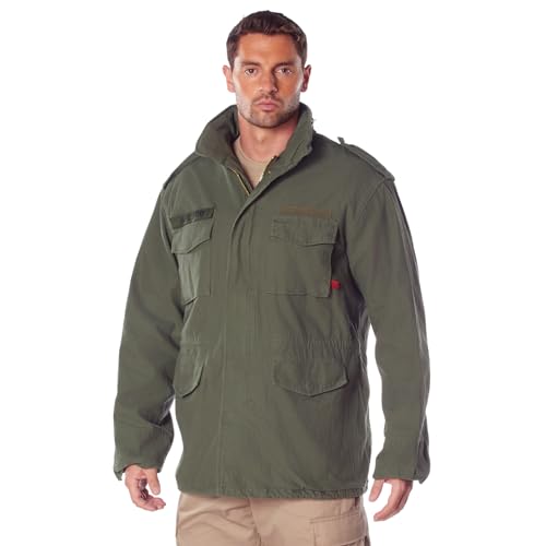 Image of Rothco Vintage Field Jacket | Men's Rugged All-Season Classic Style Outdoor Coat, Cold Weather Protection