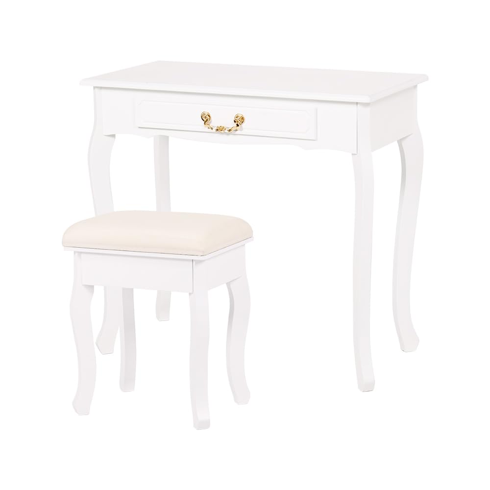 【新品】猫脚　デスクテーブル　クリスタル調取っ手　エレガント　姫系　アウトレット 新品】猫脚 デスクテーブル クリスタル調取っ手 エレガント 姫系