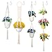 Produktbild EKKONG Blumenampel, Makramee Blumenampel Baumwollseil Hängeampel, Blumentopf Pflanzen Halter Aufhänger Pflanzenhalter für Innen Außen Decken Balkone Wanddekoration (Typ 1)