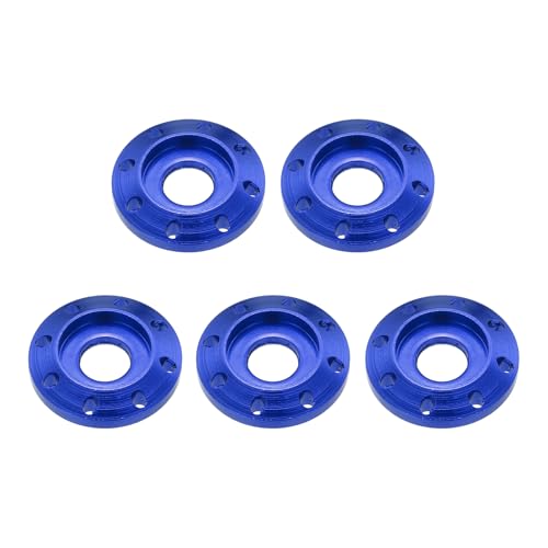 Image of sourcing map 5Pack M6 Aluminum Eight Holes Washer Blue Disc Washer