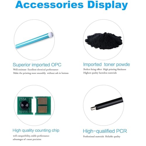 Image of CANOFF 12A OPC Green Drum Compatible for HP LaserJet -1010, 1012, 1015, 1020, 1050,1022N / M1005 MFP / M1319f MFP, 3015 AIO, 3020, 3030 Printers Toner Cartridge (Pack of 6pc. 12A Cartridge OPC Drum)