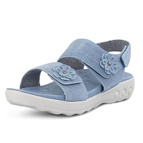 Therafit Nicole Ultra Lite Women's Adjustable Backstrap Leather Sandal- for Plantar Fasciitis/Foot Pain