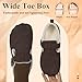 BARERUN Orthopedic Shoes for Women Men Women's Mens's Fuzzy Memory Foam Slippers Fluffy Winter House Shoes Indoor Outdoor Fashion Walking Shoes Brown 10 Women 9 Men