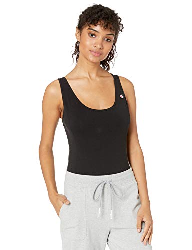 Champion LIFE Women's Tank Bodysuit, Black, S