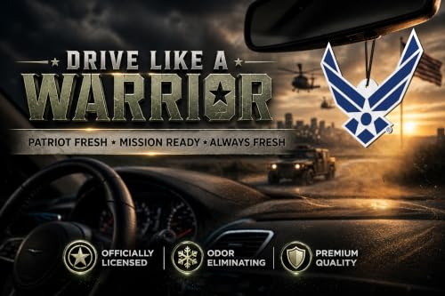 Image of Elektroplate US Air Force Wings Car Air Freshener 6-Pack