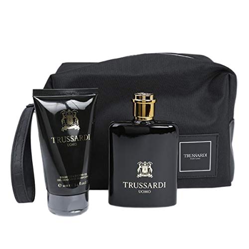 Profumo intenso Trussardi Set da uomo (Eau de Toilette, 100 ml + gel shower, 100 ml + borsa), 200 ml