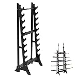 veonly Sword Stand,Sword Rack with 10 Tiers & 3 Spear Holes,Sword Display Floor Stand,Wooden Samurai Katana Stand Holder for Multiple Swords Display