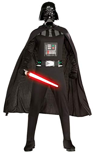 STAR WARS mens Wars, Costume Star Wars Adult Darth Vader Set Black, Black, Plus