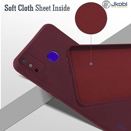 Image of Jkobi Basic Case for Tecno Spark 2020 | Go 2021 (Silicone Smooth Maroon)