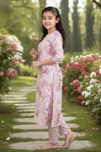 Image of Girls Girls Kurta Set