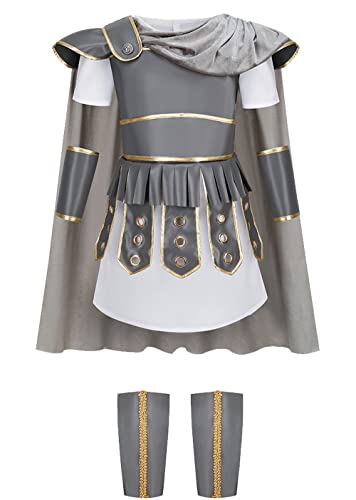 LMYOVE Kids Warrior Costume, Halloween Boys Roman Soldier Gladiator Viking Medieval Historical Role...