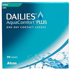 Dailies AquaComfort Plus Toric Tageslinsen weich | 90 Stück | BC 8.8 mm | DIA 14.4 mm | CYL -01.75 | ACHSE 180 | -00.00 Dioptrien