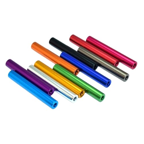 10 �� M3 Courlorful �A���~�X�^���h�I�t�A���~�X�y�[�T�[�X�^���h�I�t�R�������b�h M3 * 6/8/10/12/15/18/20/22/25/28/30/35/37/40/45/50 �~�����[�g��(Purple,M3x15)