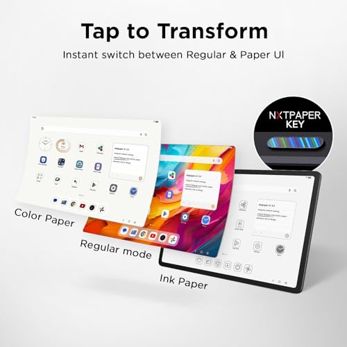 undefined TCL NXTPAPER 14 Android Tablet, 14.3" Paper-Like Display Drawing Pad & Digital Notebook with 4096-Level Stylus & Flip Case, 8+8GB RAM, 256GB Storage, 10000mAh Battery, Multi-Window, Gray の商品画像 4